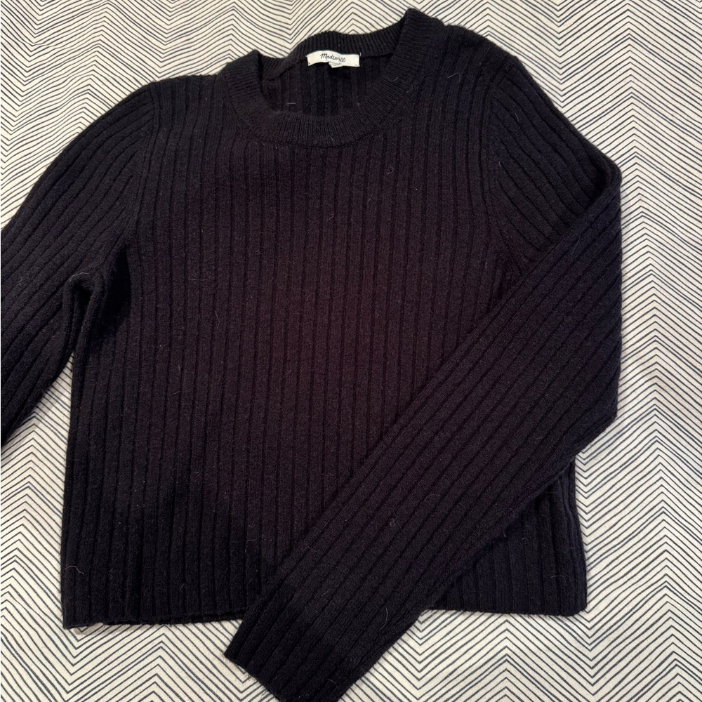 Black Madewell Crew Neck Sweater